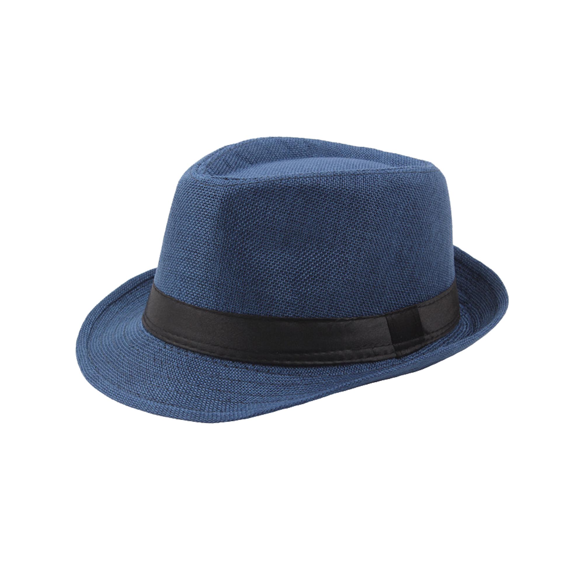 Classic Linen Straw Fedora Hat with Breathable Design 5