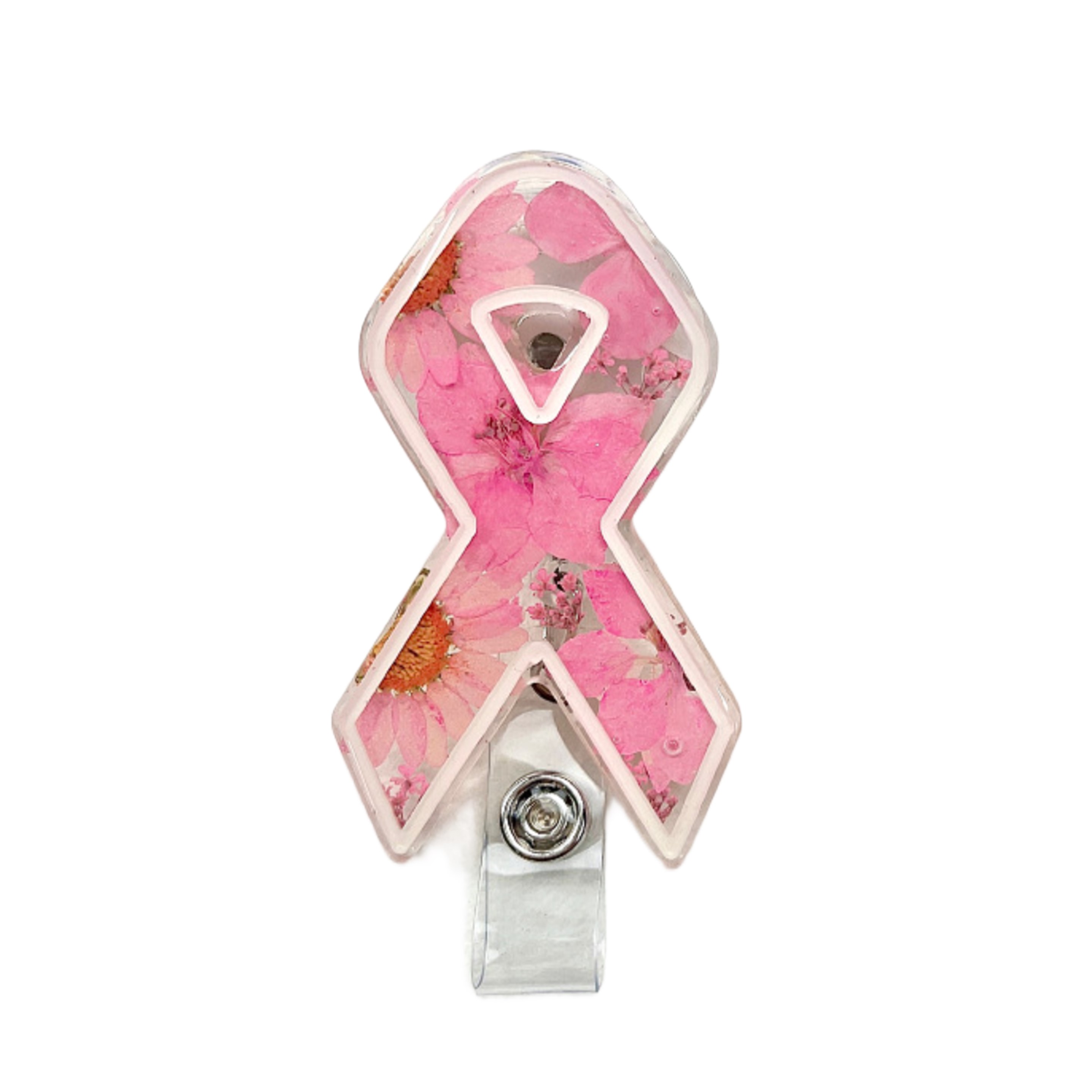 Dried Flower Retractable Badge Holder (direct import) 3