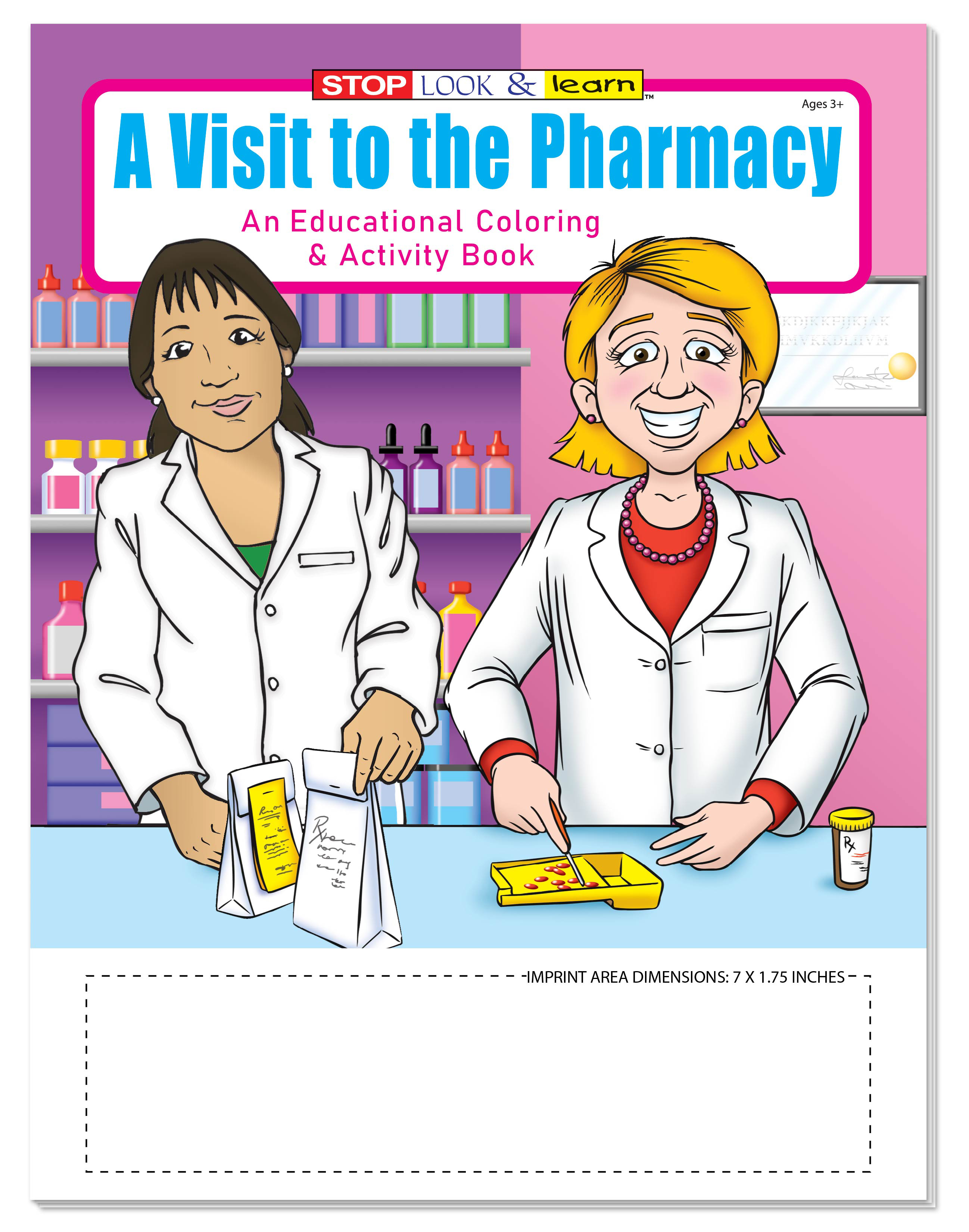 COLORING BOOK - A Visit to the Pharmacy Coloring & Activity Book 3