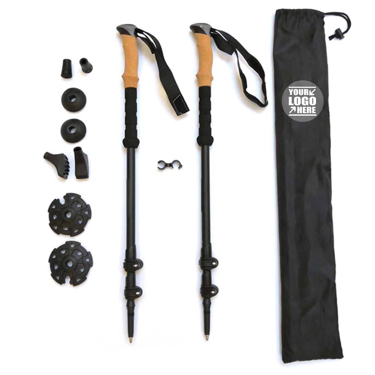Lightweight Carbon Fiber Trekking Poles 2