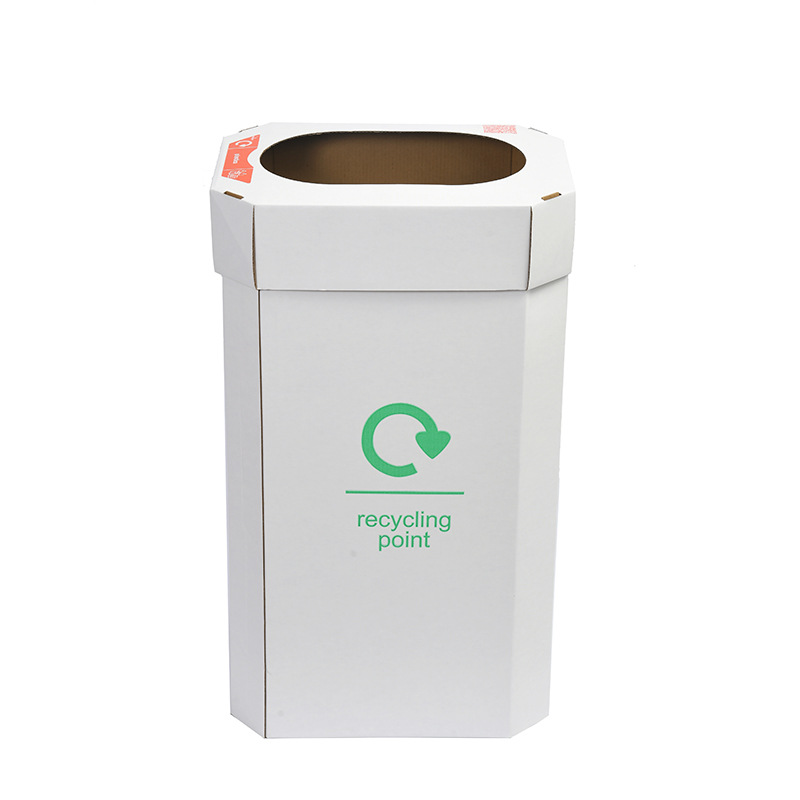 Environmentally Customizable Cardboard Garbage Cans