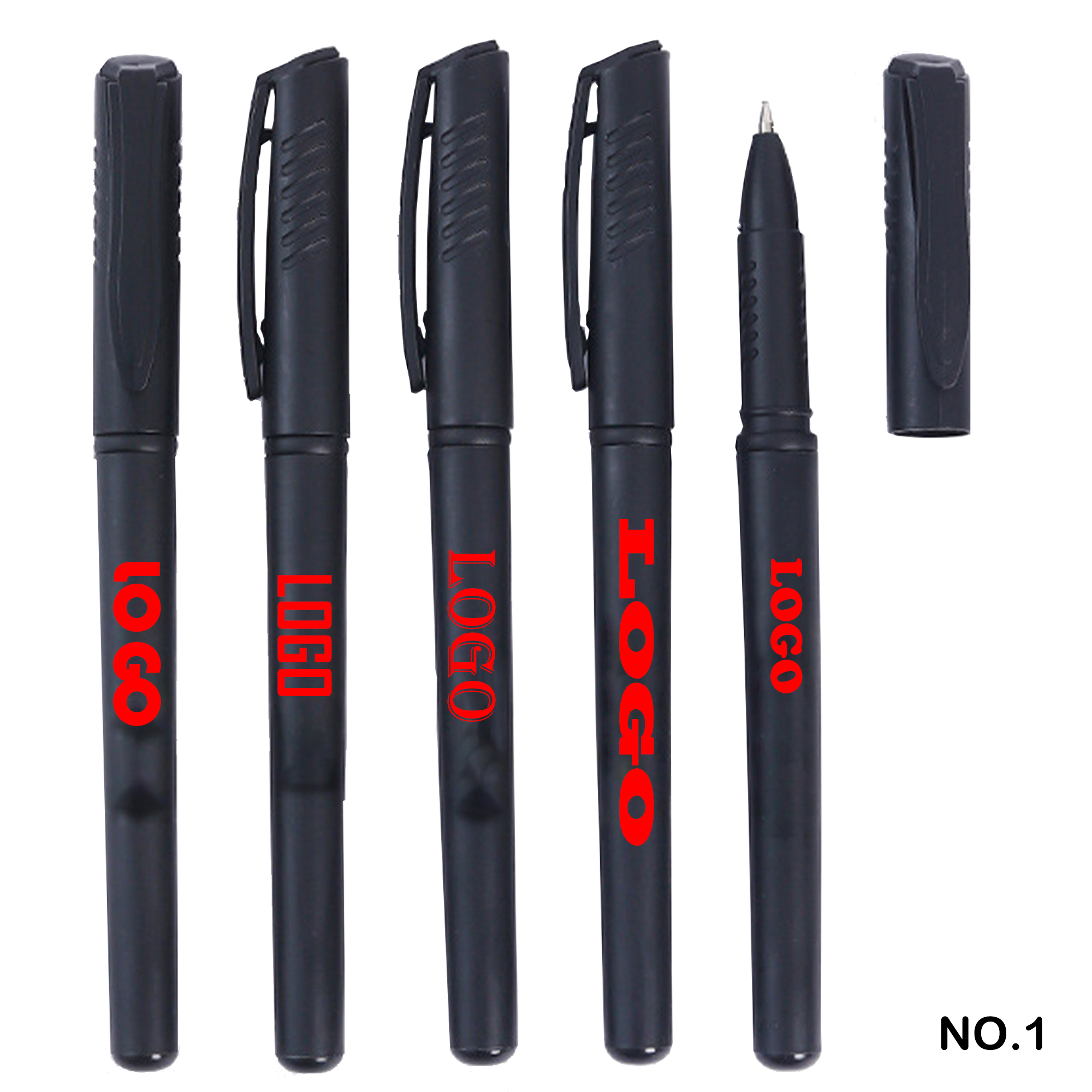 Frosted Matte Black Gel Pen 1