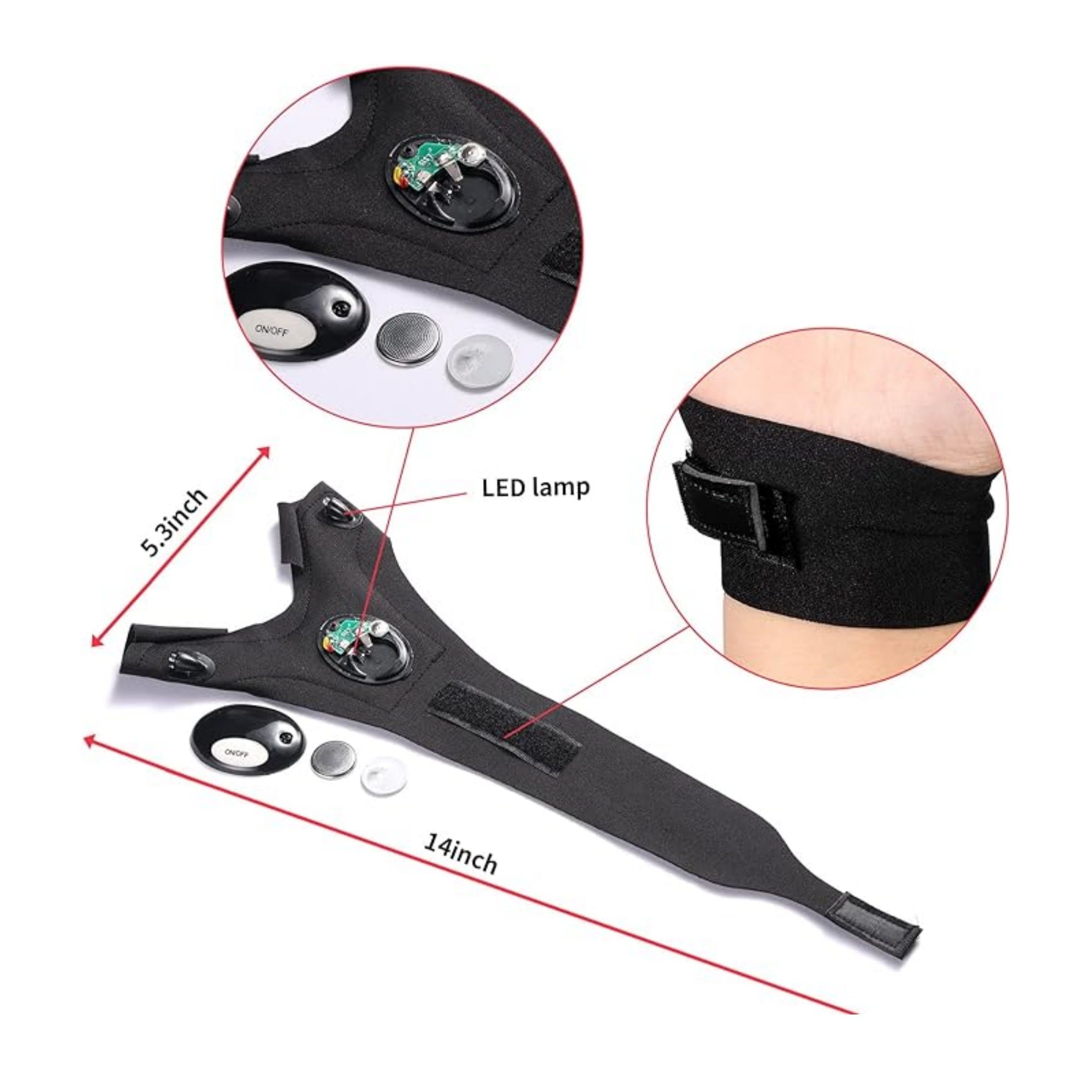 LED Flashlight Breathable And Lightweight Glove 5