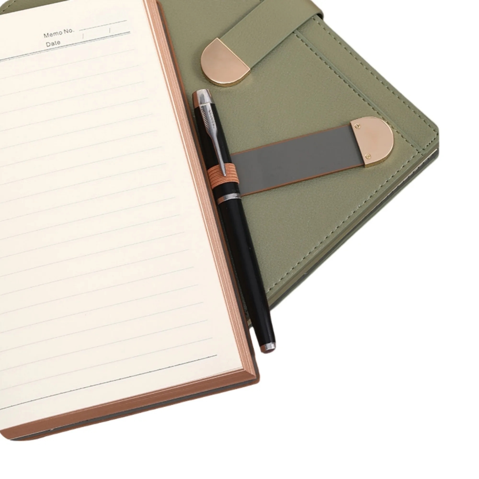 Deluxe Leather A5 Thick Notebook And Pen Gift Set 3