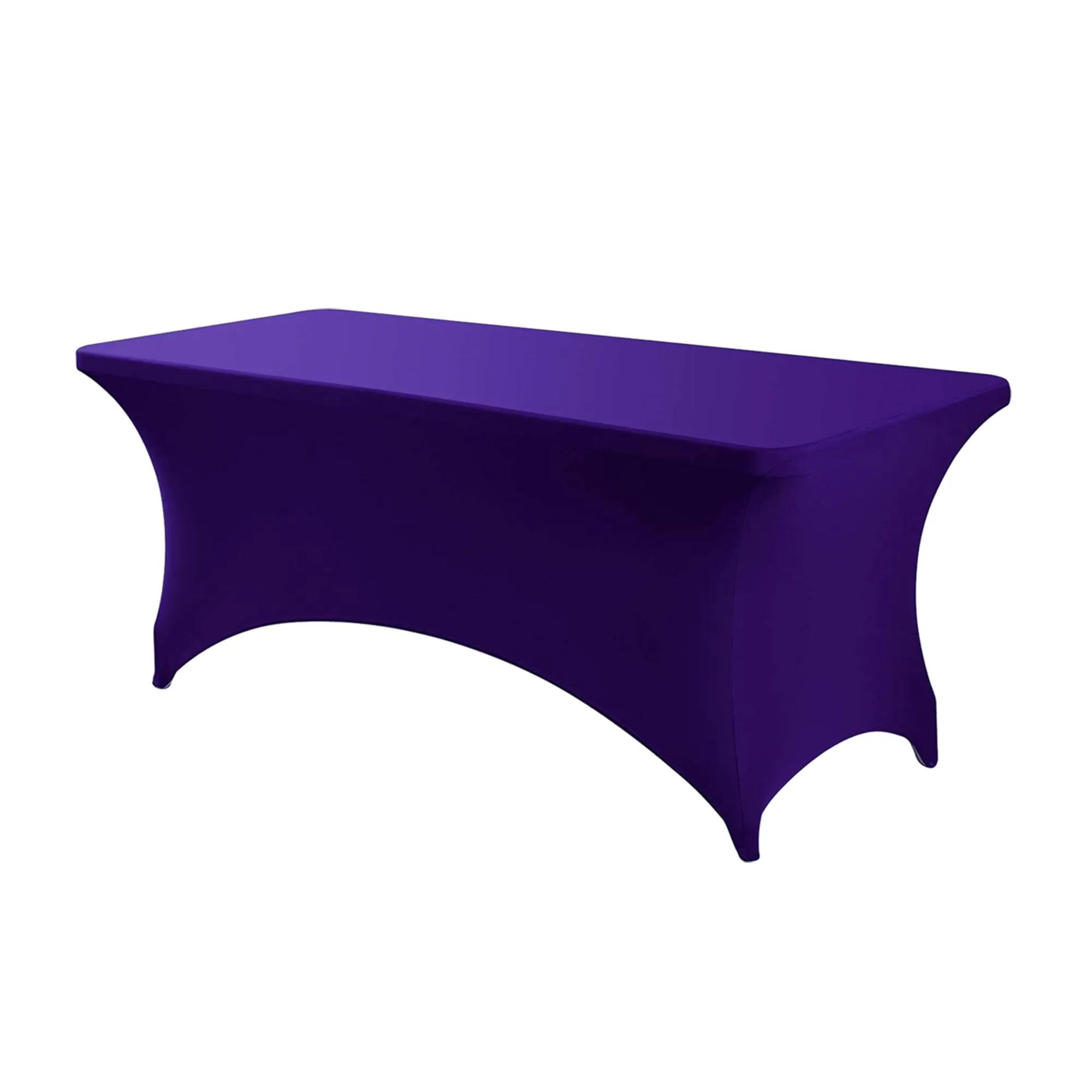 MOQ 1PCS 6FT Full Color Stretch Polyester Table Cover 4