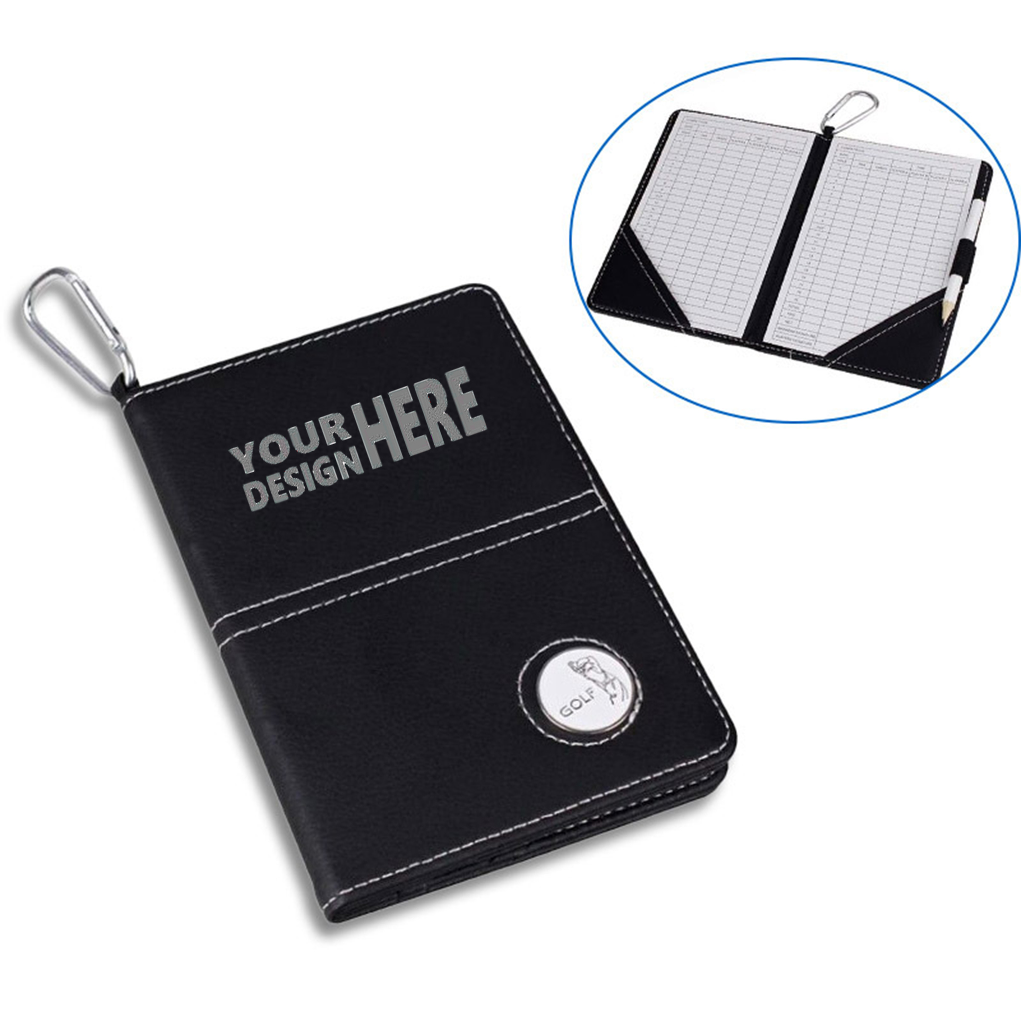 Outdoor Sports Golf Scorecard Holder 1