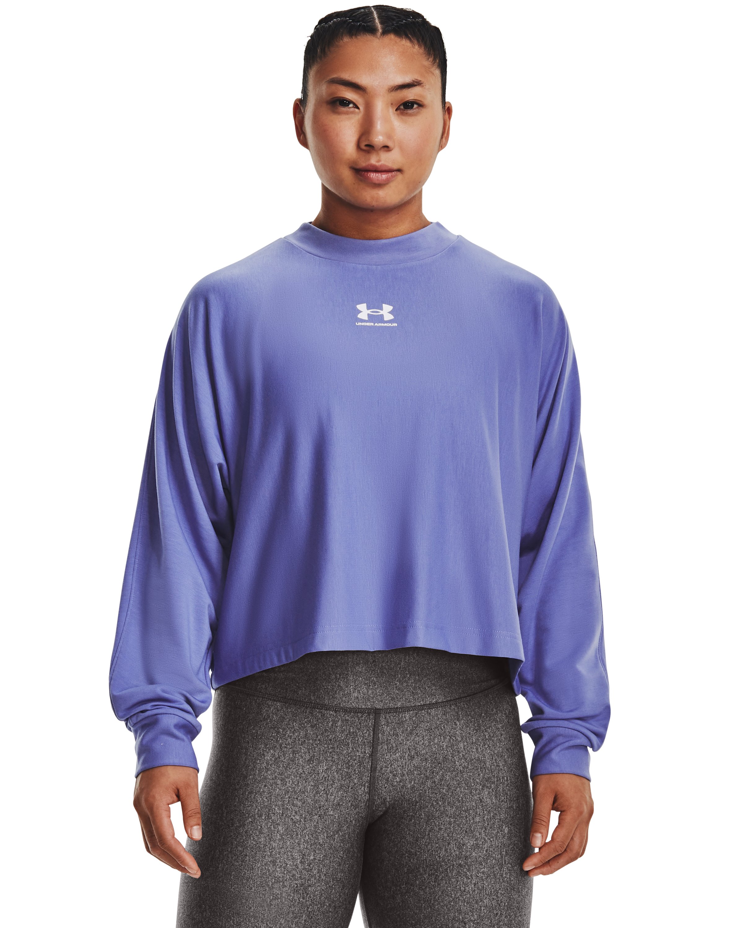 Women's UA Rival Terry Oversized Crew  2