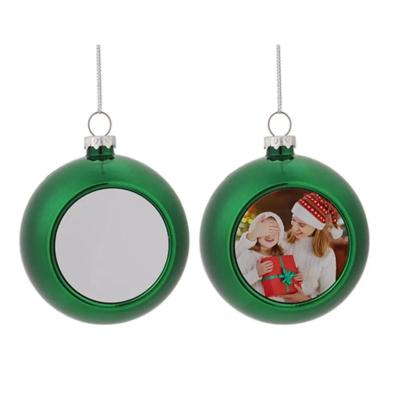 Sublimation Christmas Tree Hanging Balls Ornaments 8