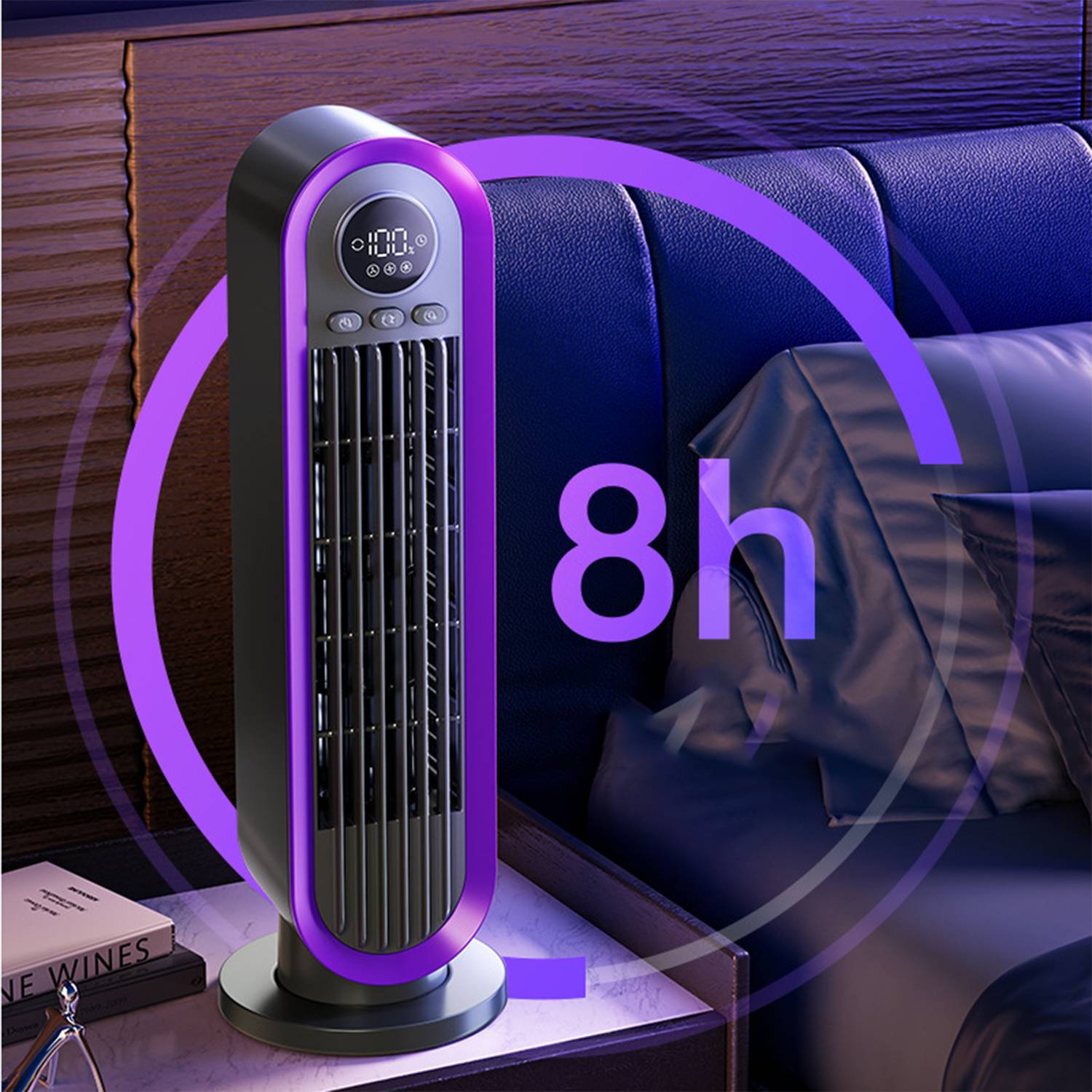 Timer Indoors Silent tower fan 2