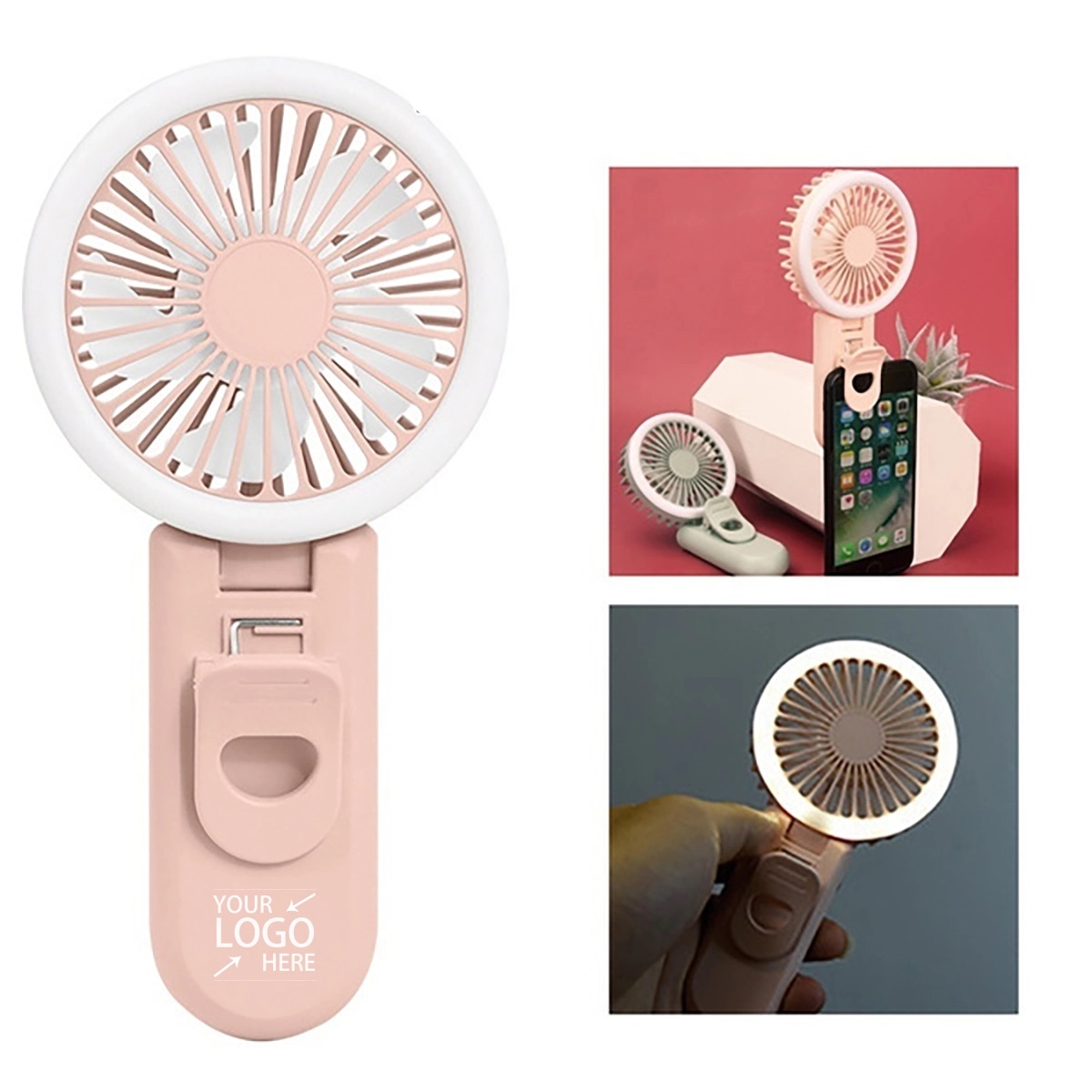 Mini Light Phone Clip Fan 4