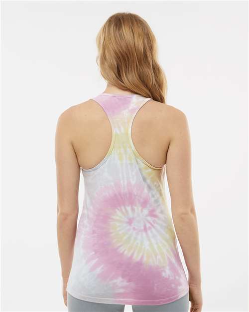 Women's Tie-Dyed Racerback Tank Top - 3400 33