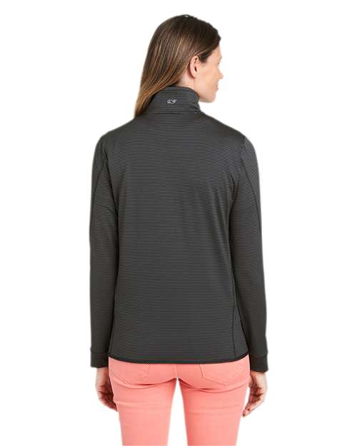 Women's Microstripe Sankaty Half-Zip Pullover - K002521 28