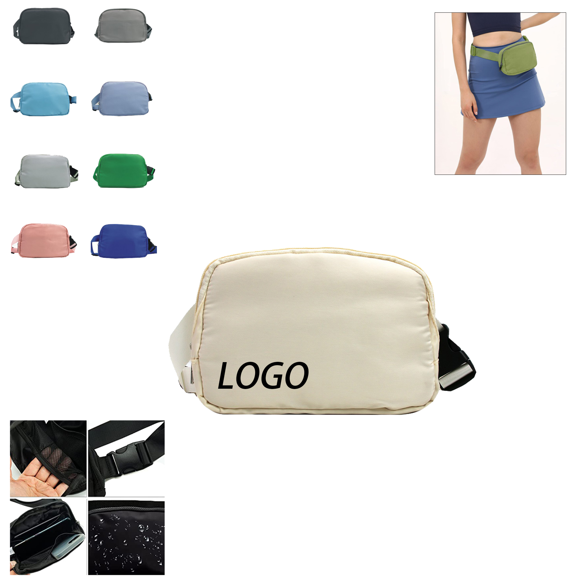 Versatile Customizable Outdoor Waist Bag/Crossbody Bag 1