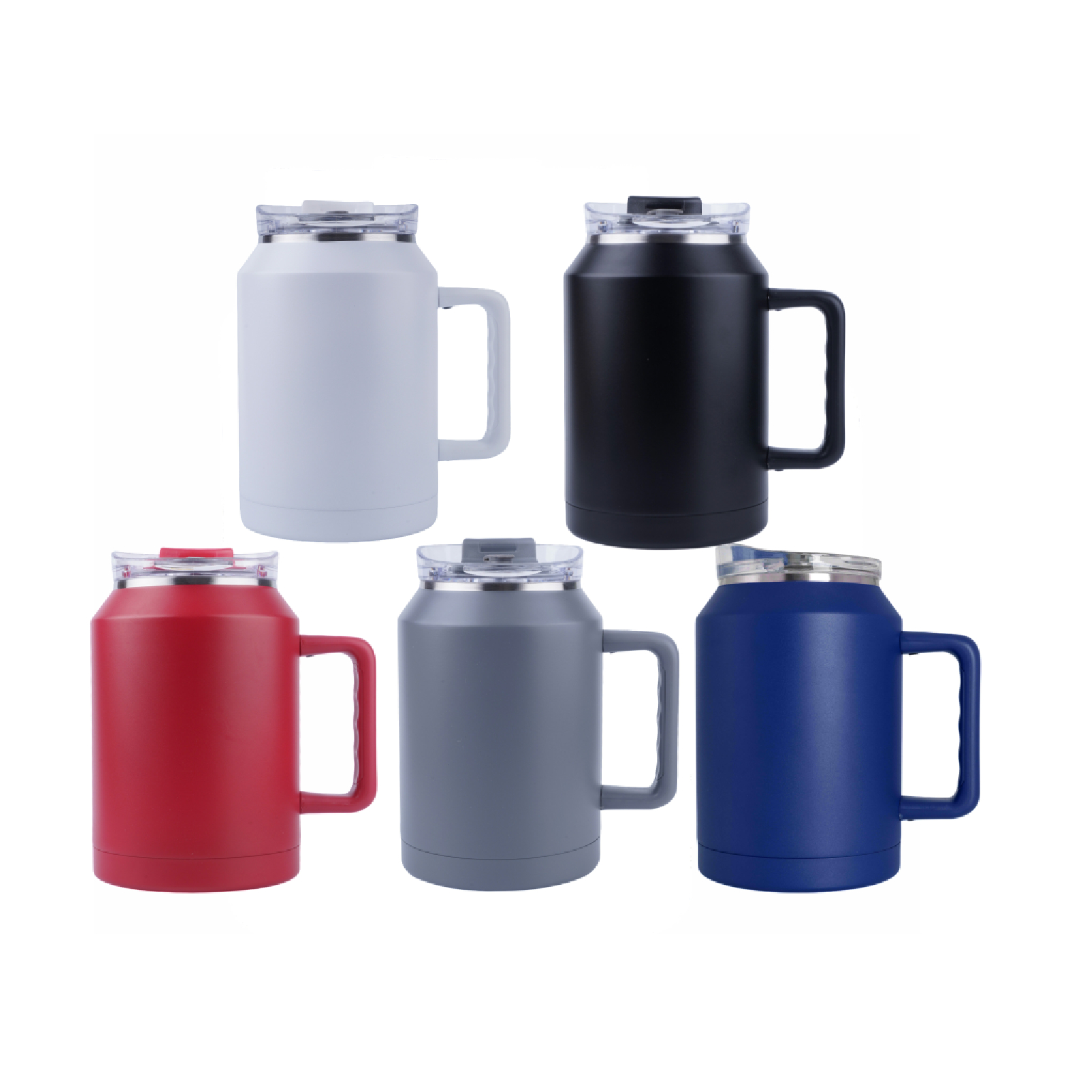 Stainless Steel Vacuum Insulated Mug with Lid, 50 oz. 9