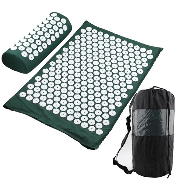Massage Yoga Mat with Pillow set 4