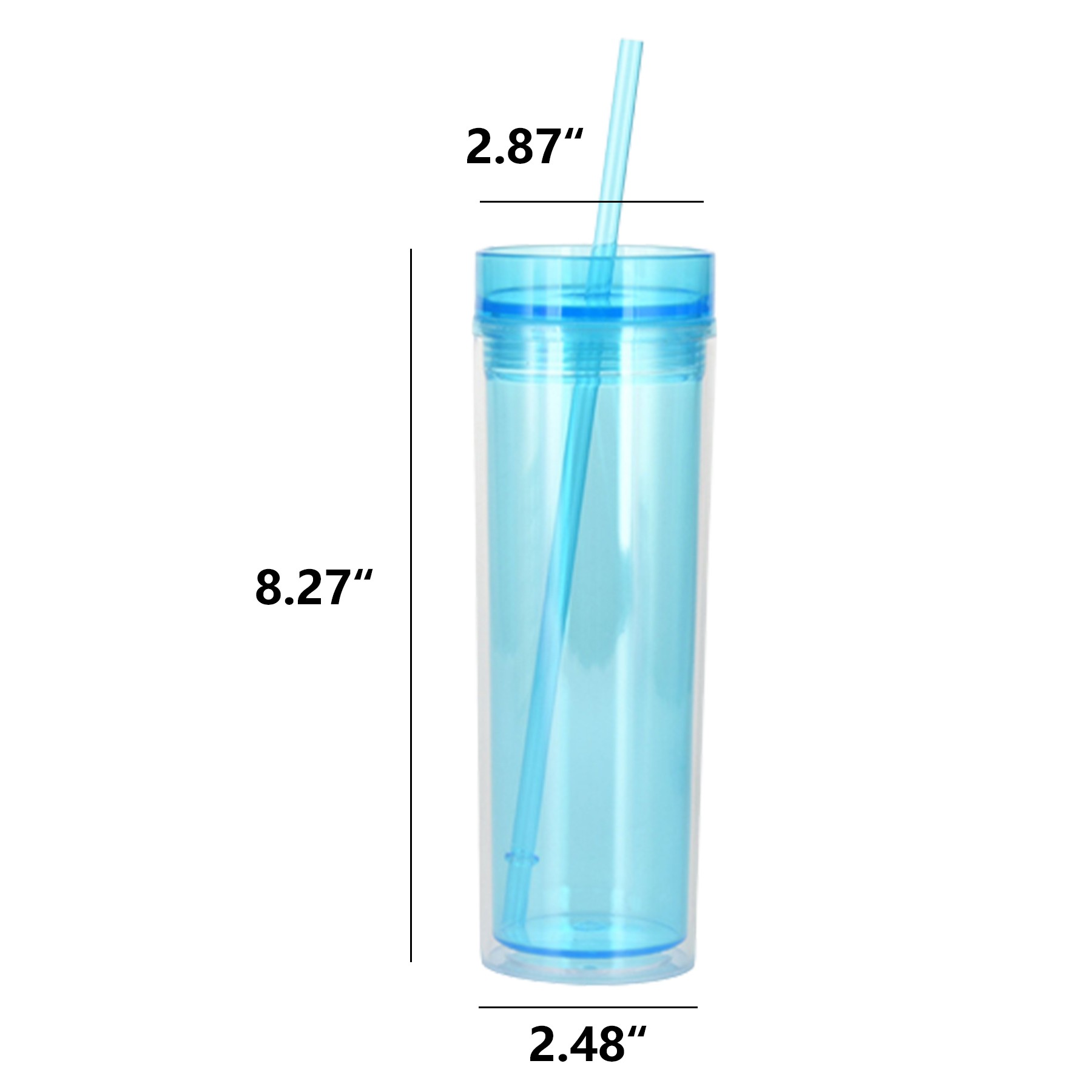 16 Oz. Plastic Tumblers W/Lids & Straws, custom plastic cup with logo imprint 8