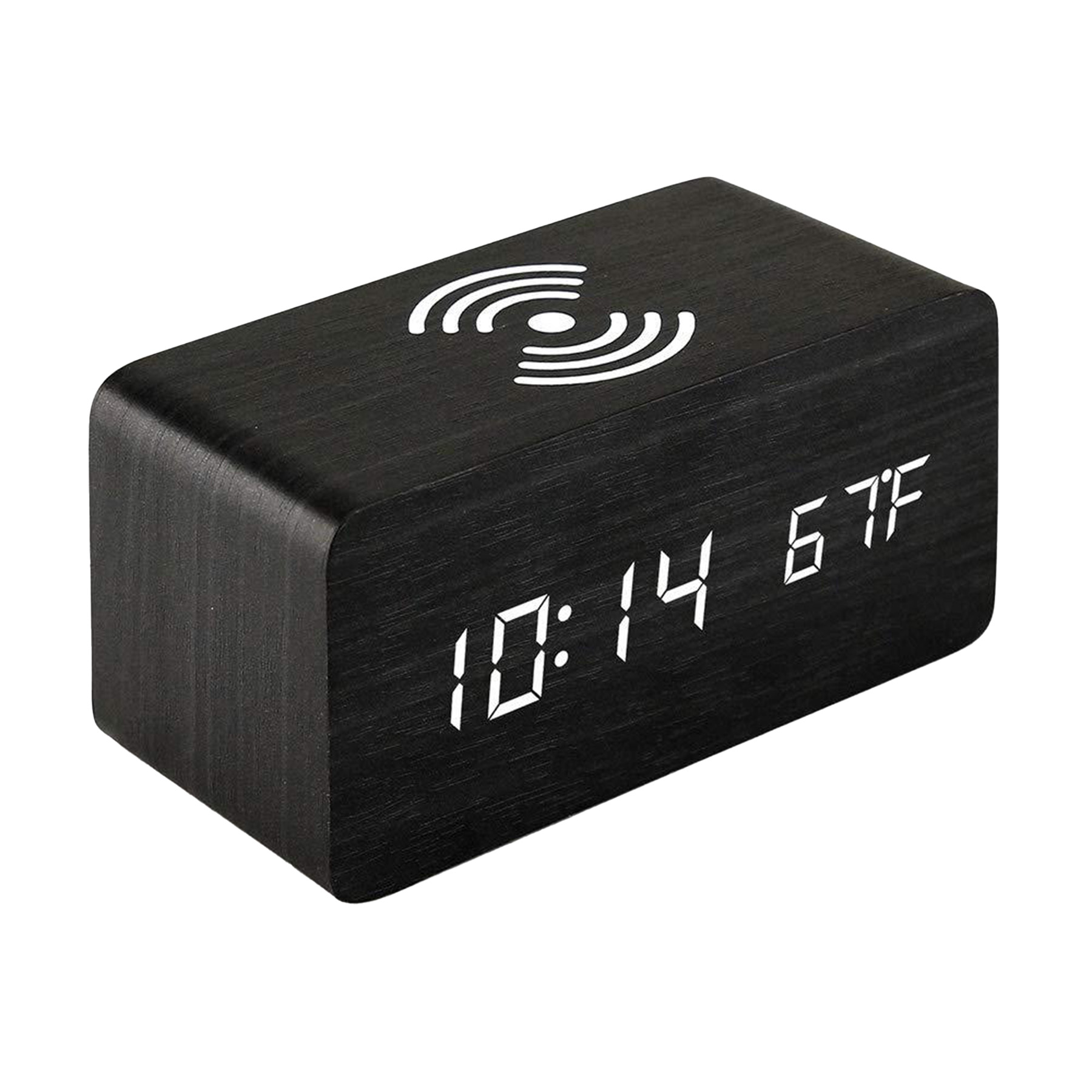 Wooden LED Digital Alarm Clock 6