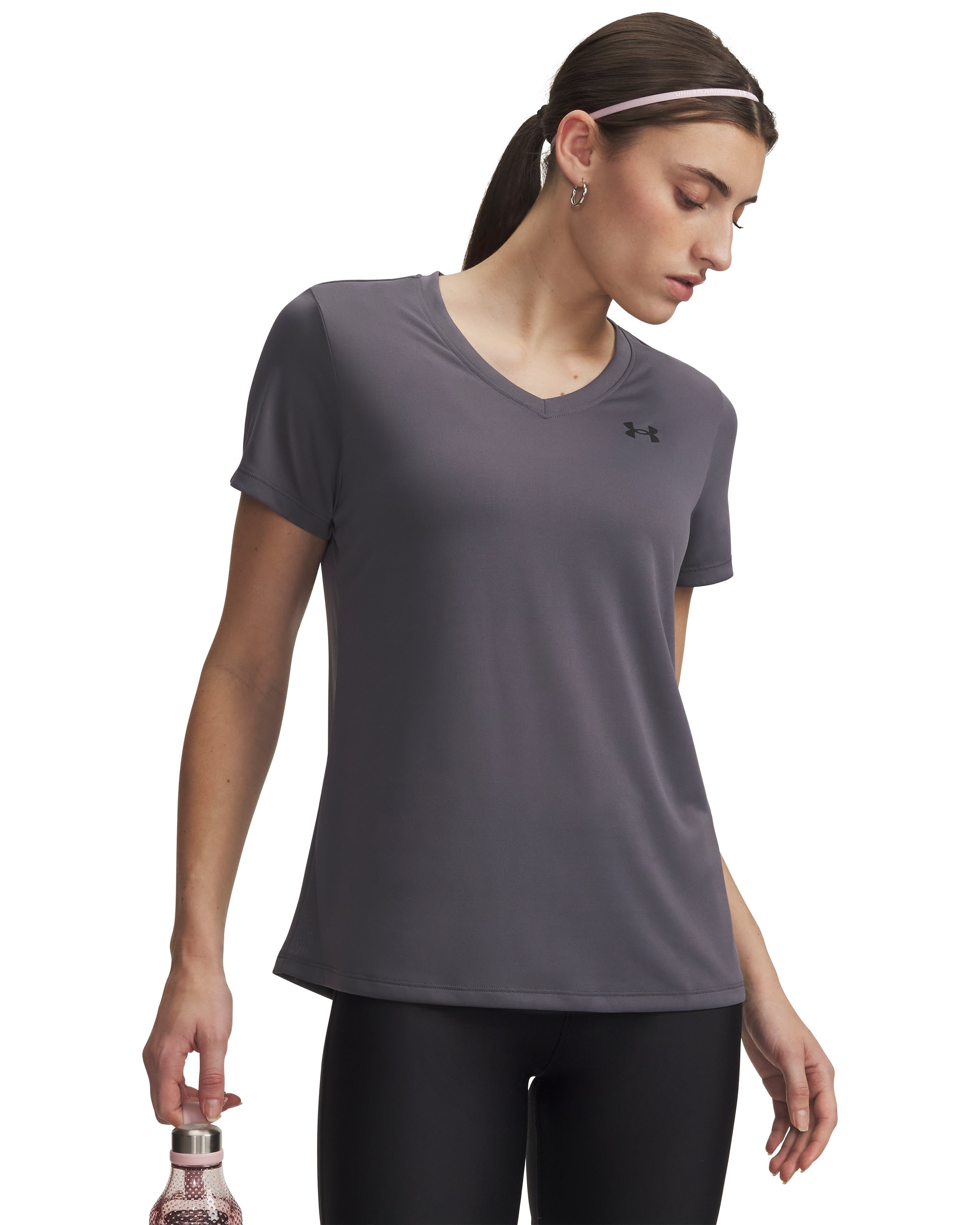 UA Tech Women's V-Neck Short Sleeve 6