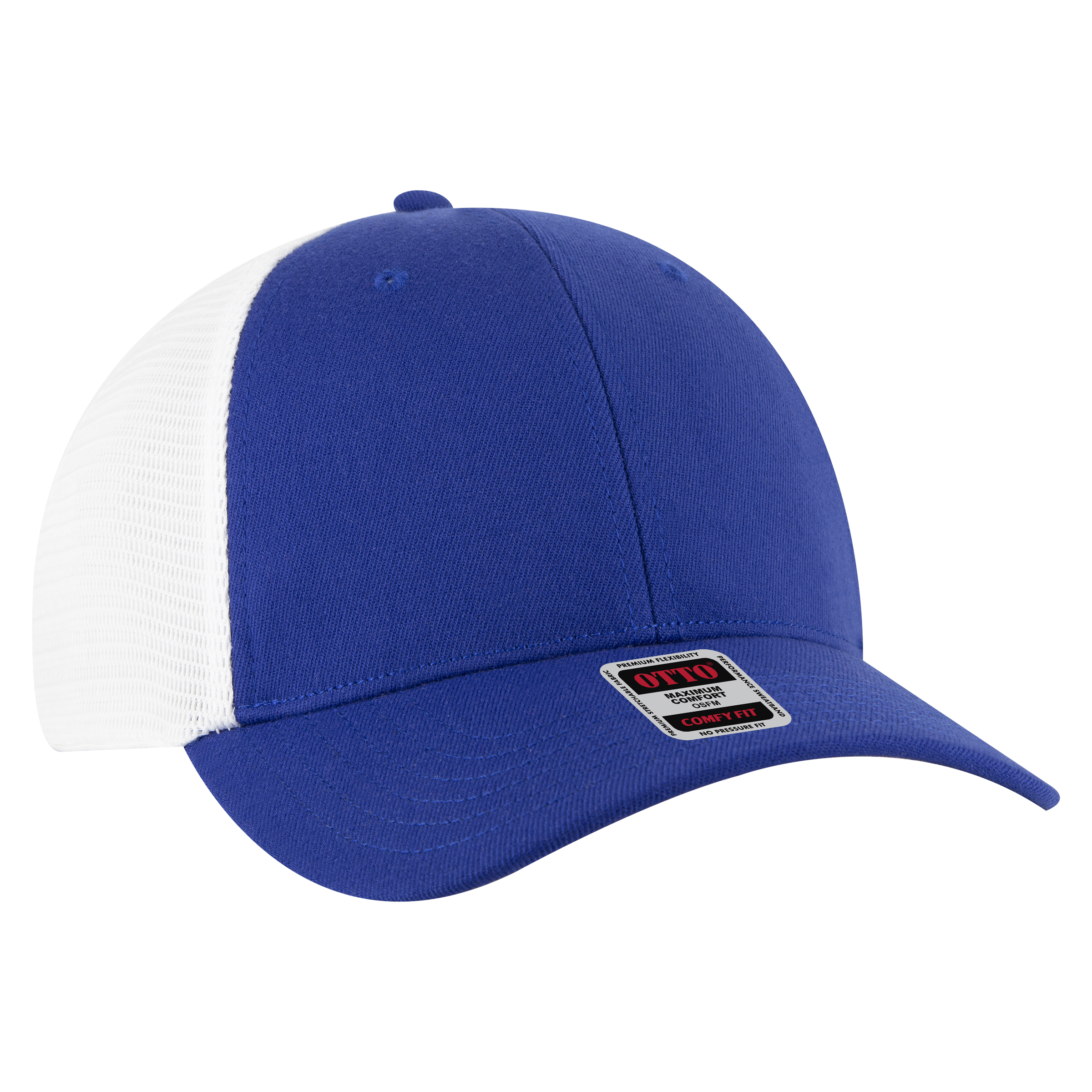OTTO CAP® OTTO FLEX® Fitted 6 Panel Low Profile Mesh Back Trucker Hat 6