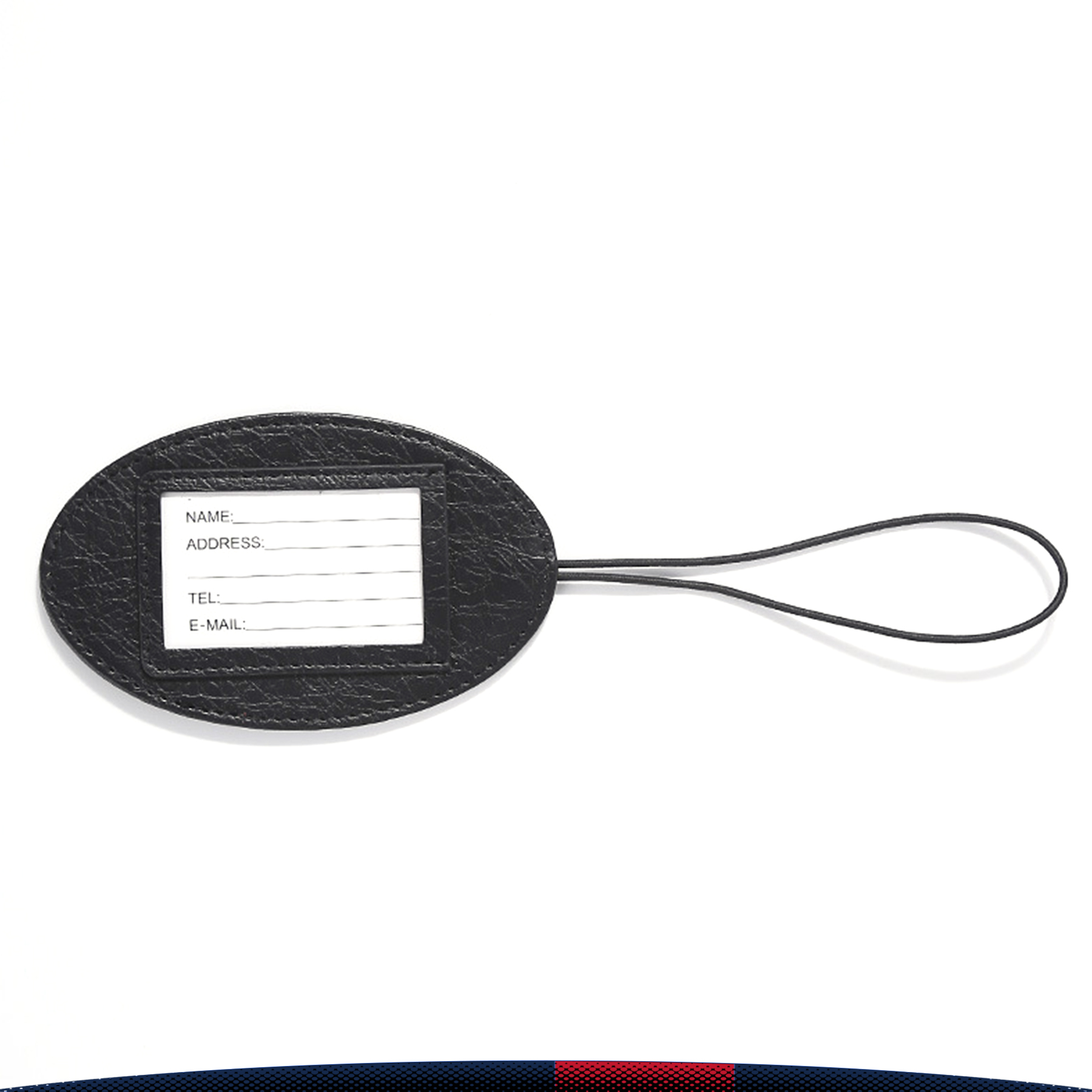 PU Oval Luggage Tag 4