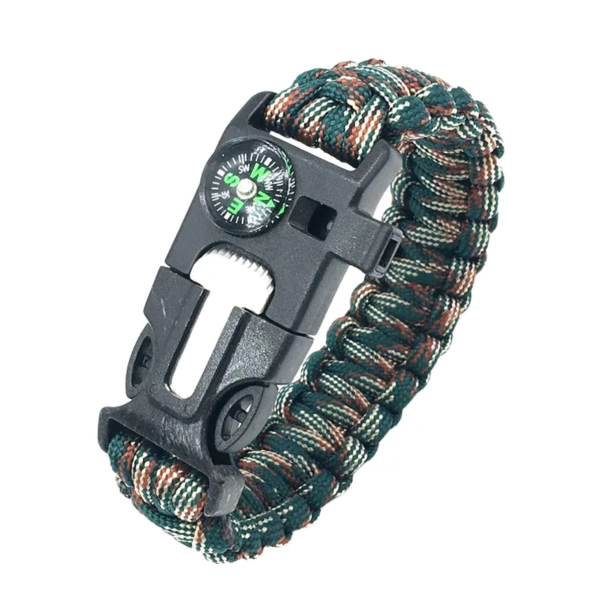 Adjustable Paracord Survival Bracelet for Hiking 3