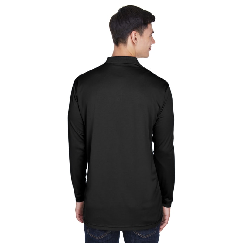 UltraClub Adult Cool & Dry Sport Long-Sleeve Polo 17