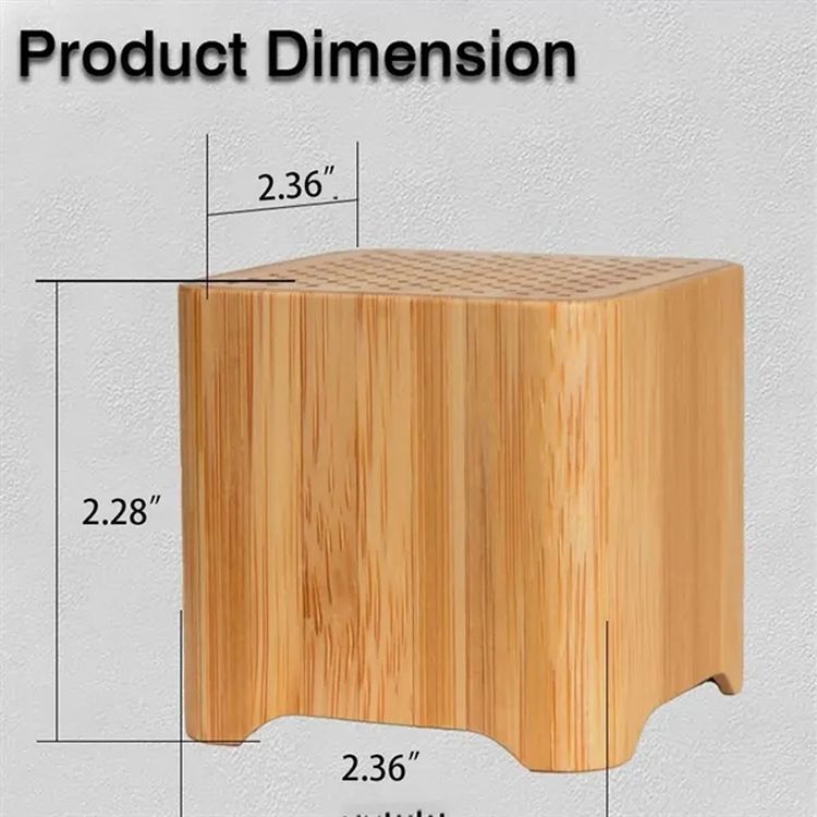 Bamboo Wood Wireless Bluetooth Speaker 2