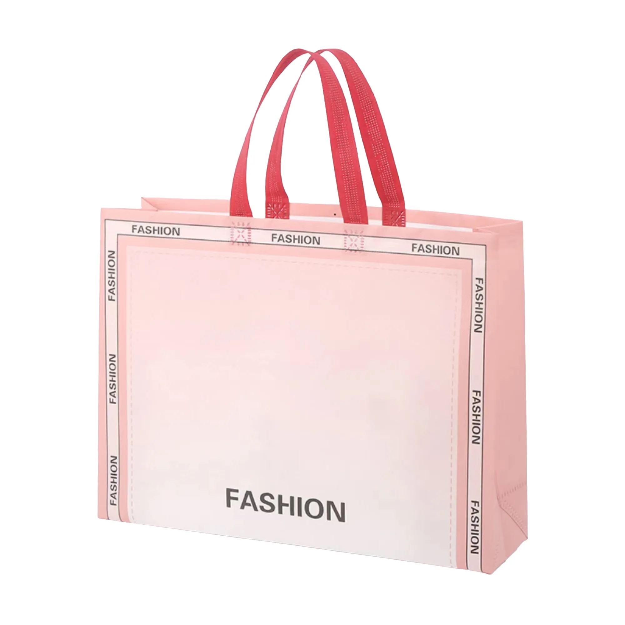 Gradient Color Laminated Non-Woven Tote 9