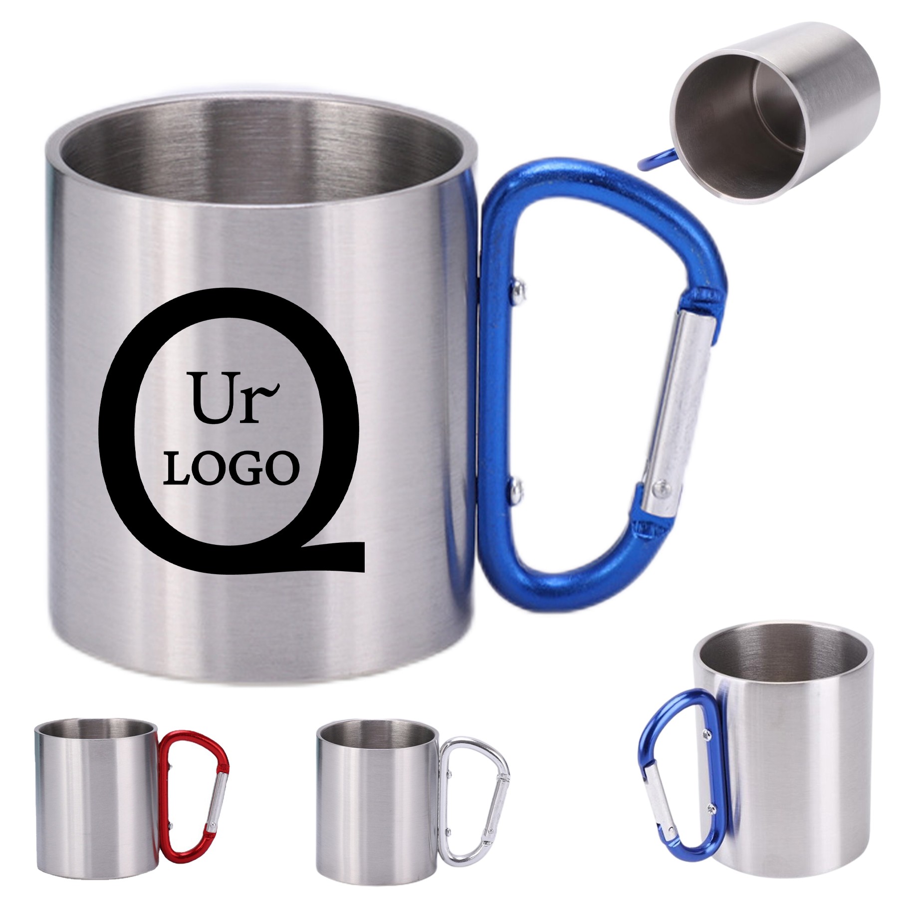 7.4 Oz Portable Camping Metal Mug