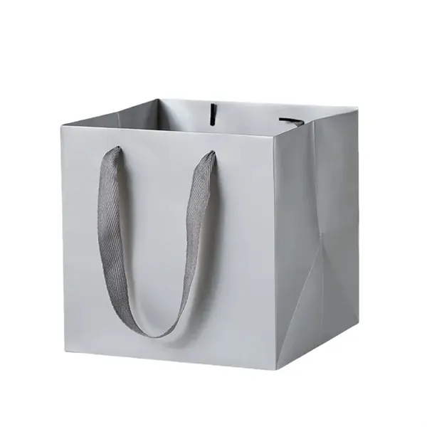 Square Kraft Paper Gift Tote Bag 4