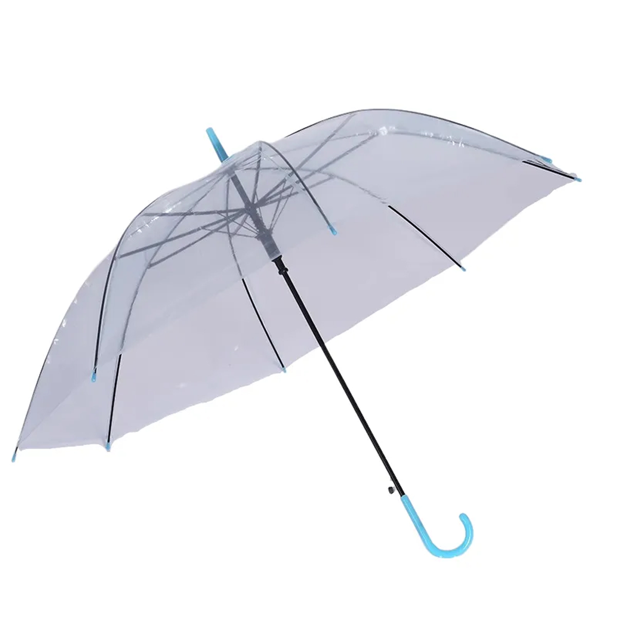 Durable PVC Transparent Umbrella with Wide Coverage 5