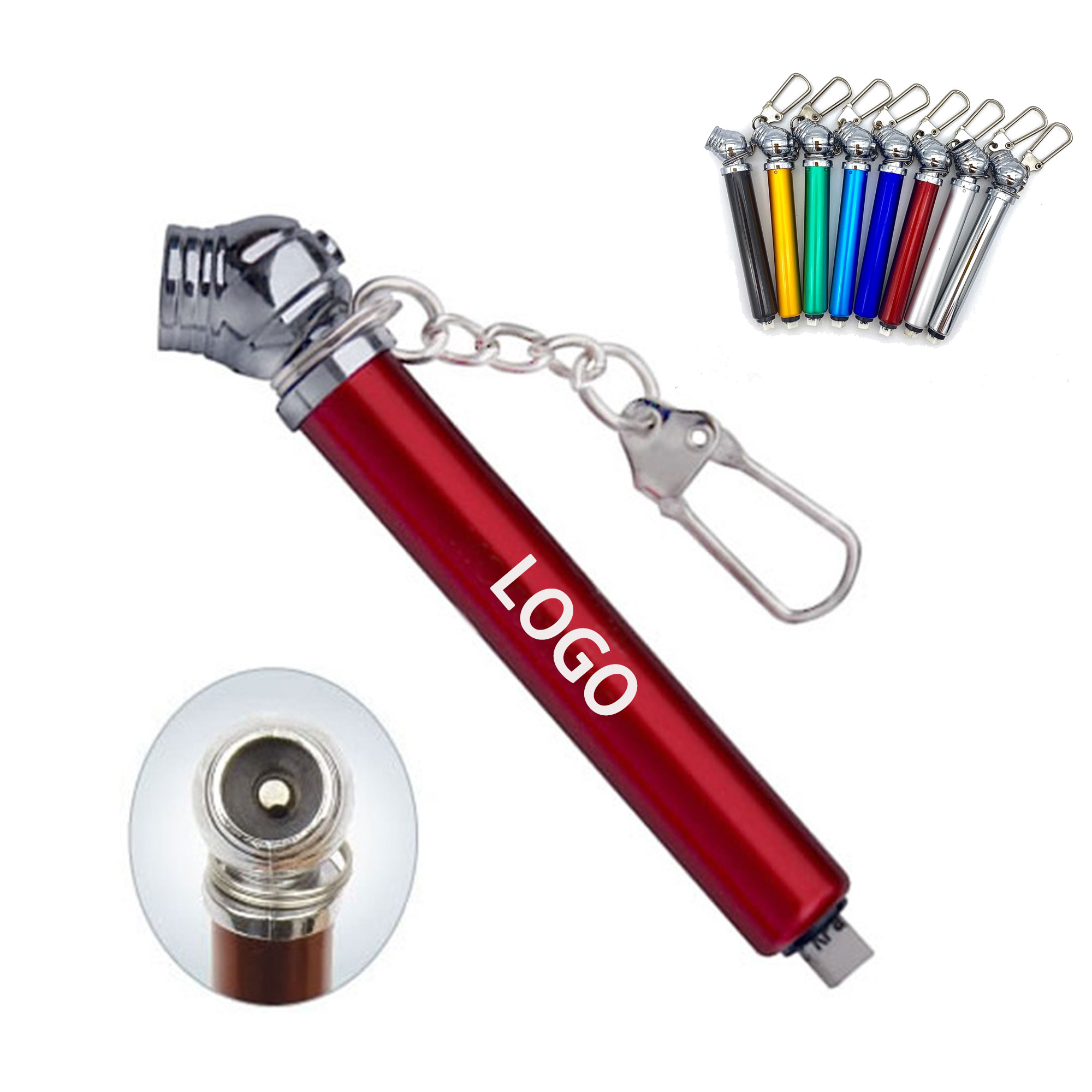 Custom Compact Tire Gauge Keychain 2