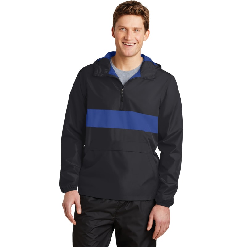 Sport-Tek Zipped Pocket Anorak. 18