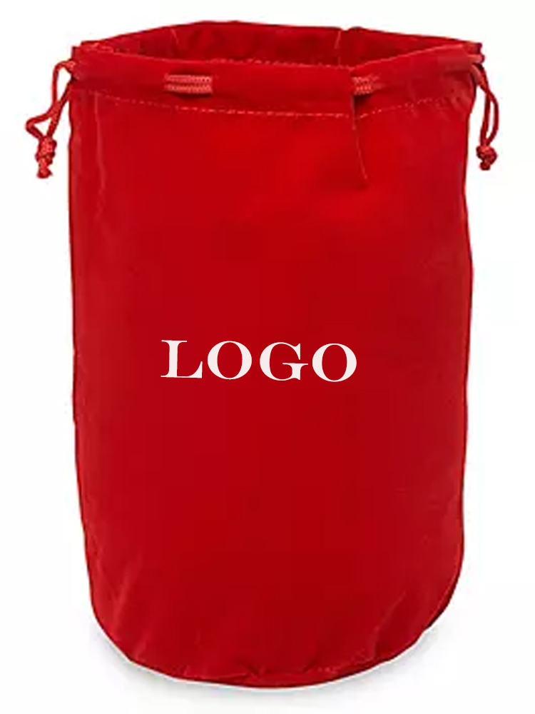 8" x 8" x 5" DELUXE VELVET GUSSET DRAWSTRING POUCH 3