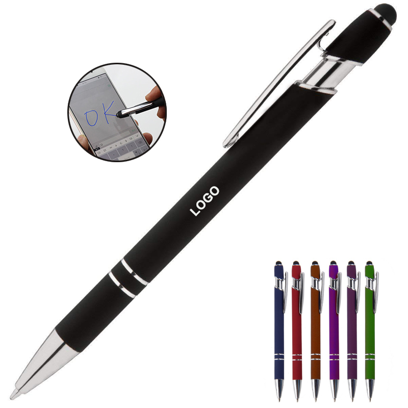 Metal Shell Ballpen w/ Stylus 2