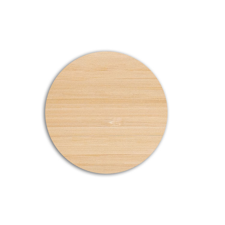 Round Bamboo Coaster 4"x 4"x 5"