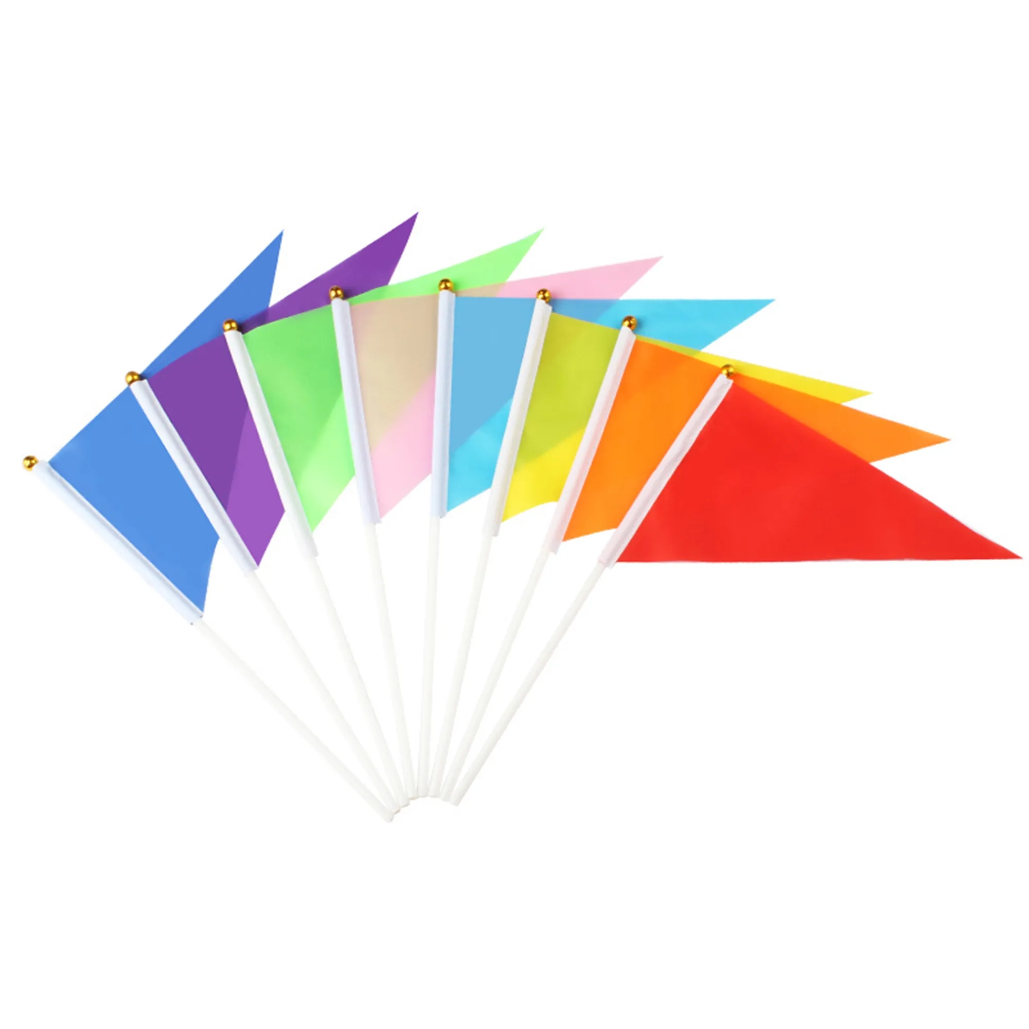 Solid Color Triangle Flag 2
