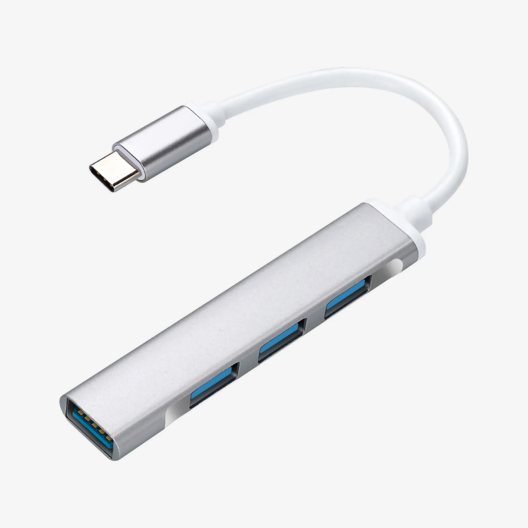 Extender Dock Adapter Type-C to 4-Port USB 3.0 Hub Aluminum 2