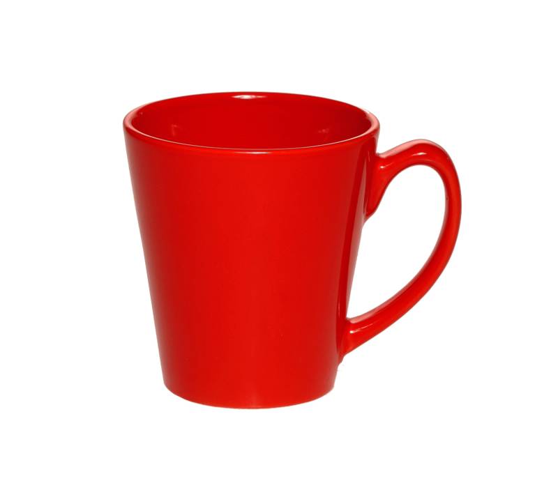 Glossy Latte Ceramic Mug, 12 oz. 4