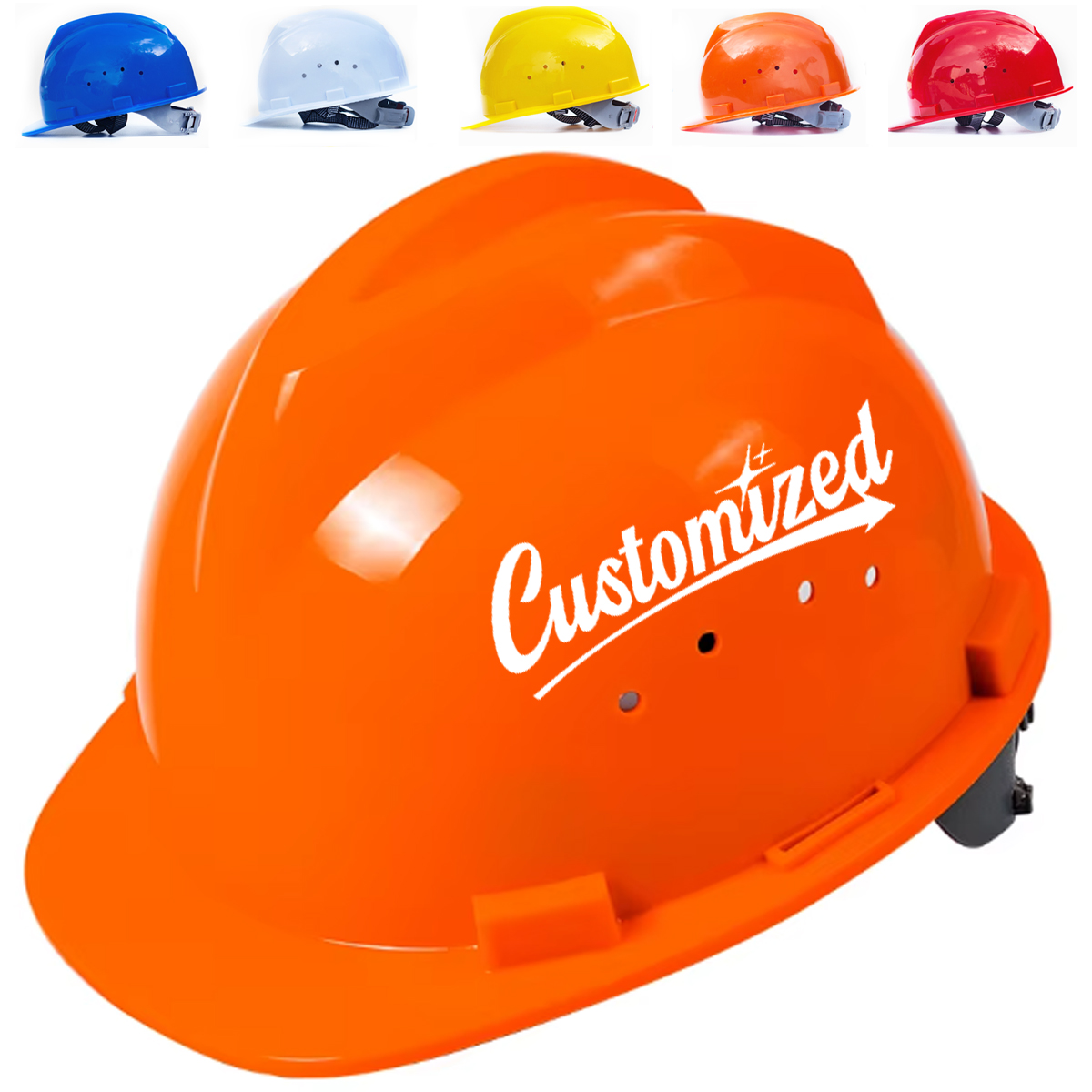 Adjustable Industrial Construction Safety Helmet Hard Hat 4