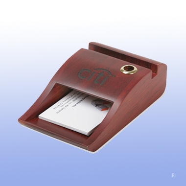 ROSEWOOD MEMO PAD HOLDER 2