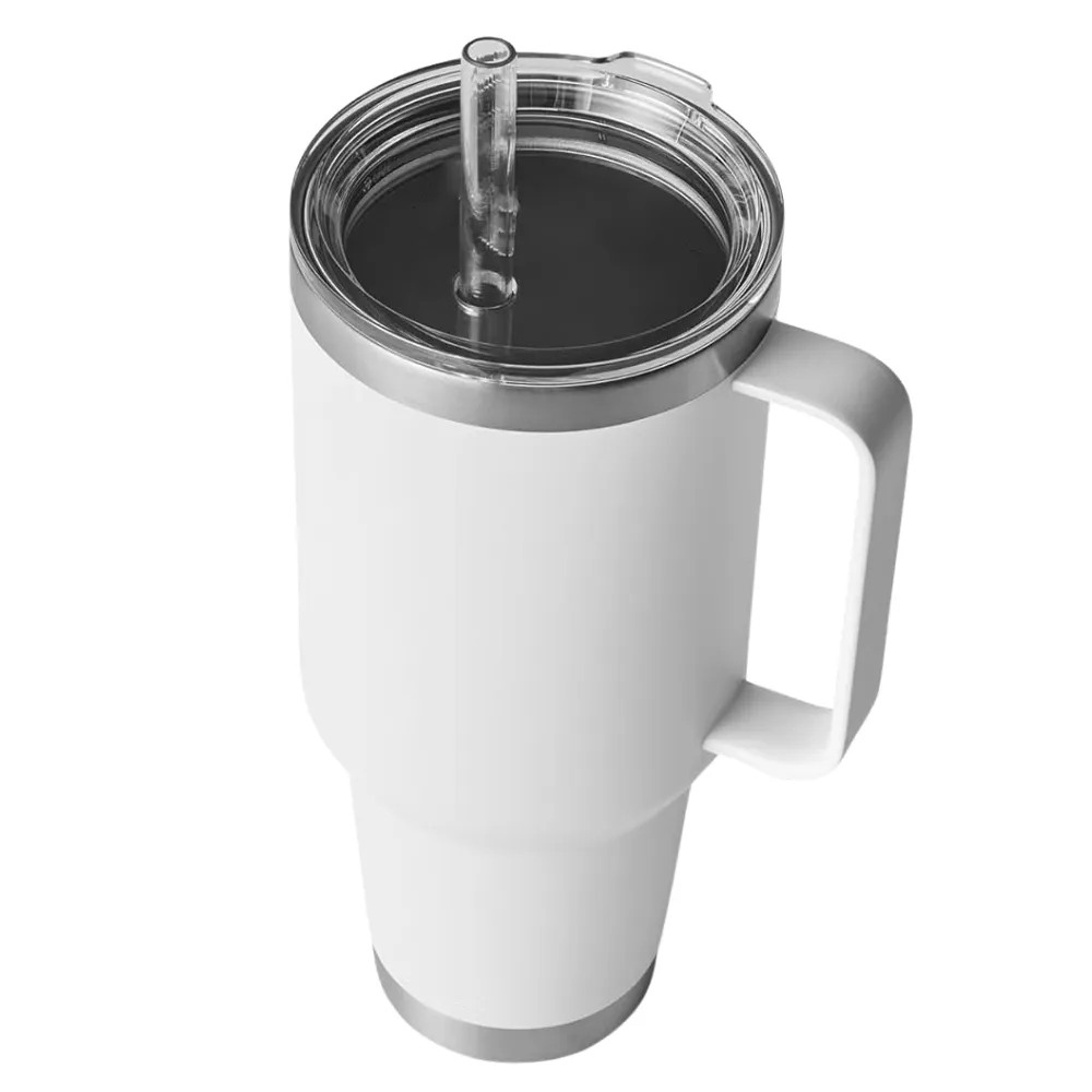 42oz. Insulated Tumbler with Handle and Straw 8
