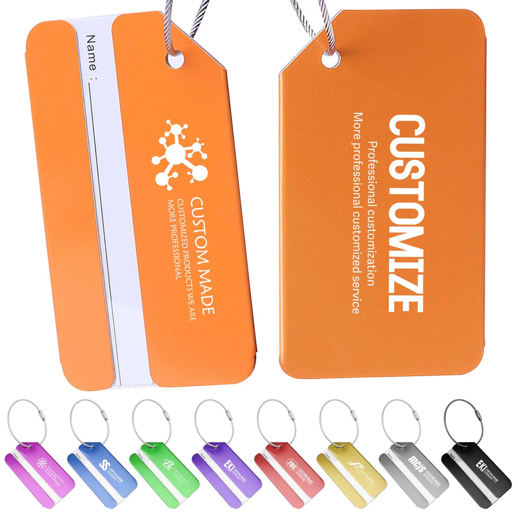 Aluminum Alloy Luggage Tags 1