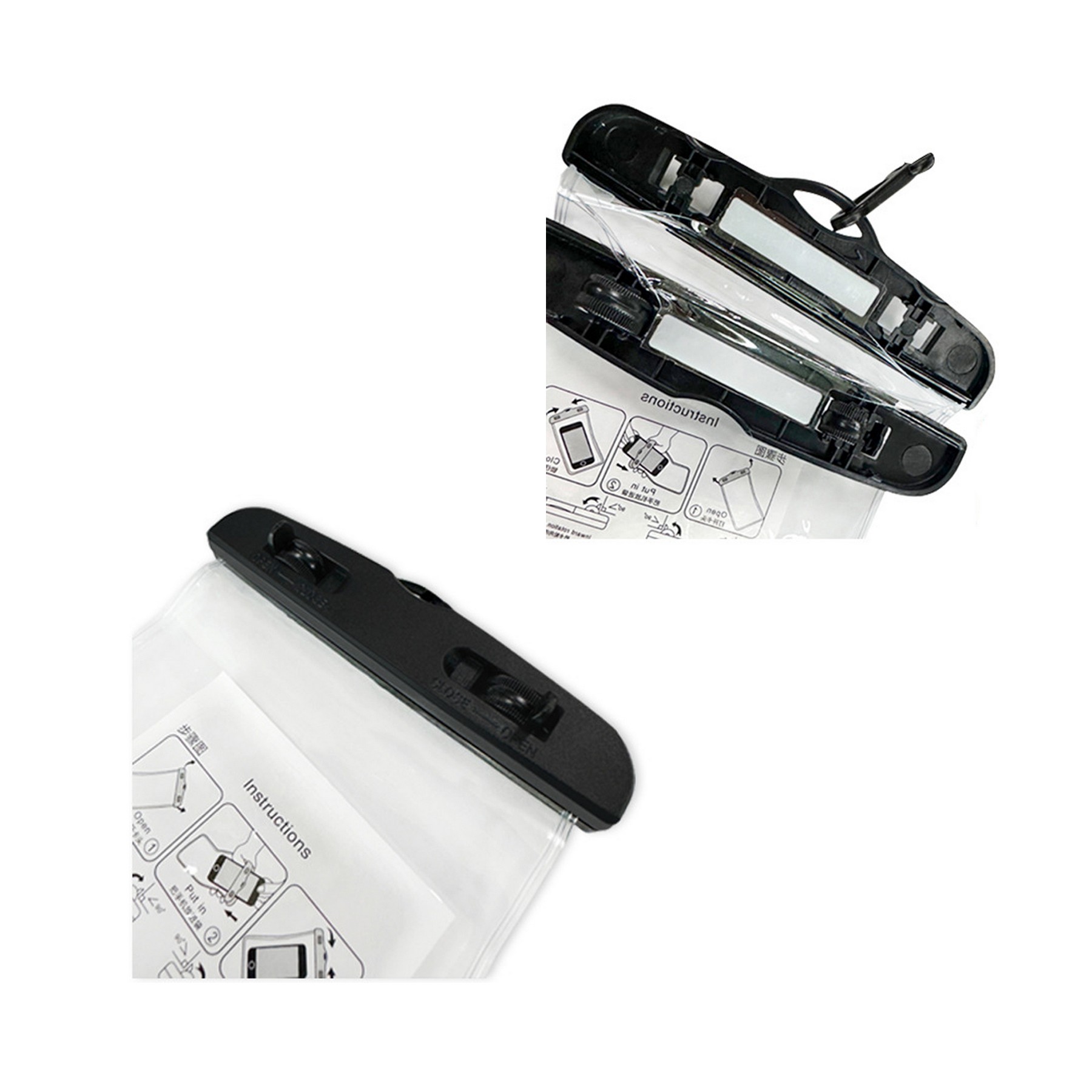Fully Transparent PVC Phone Waterproof Bag 1