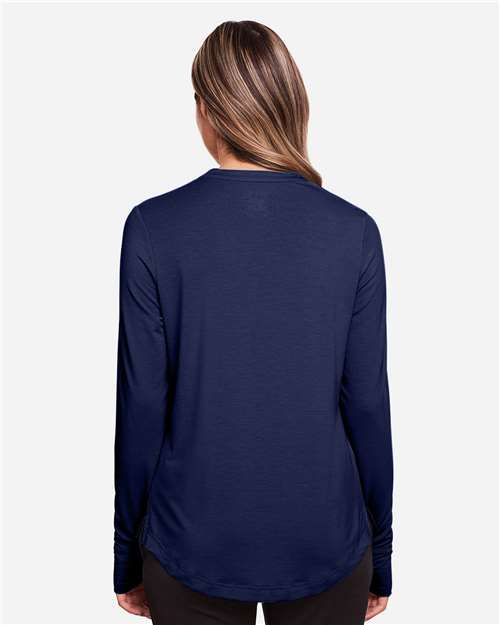 Women's JAQ Stretch Performance V-Neck Snap Pullover - NE400W 14