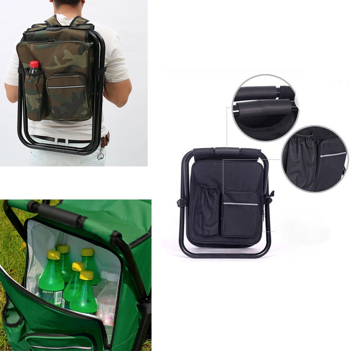 Multifunctional Folding Stool Portable Ice Bag Stool 3
