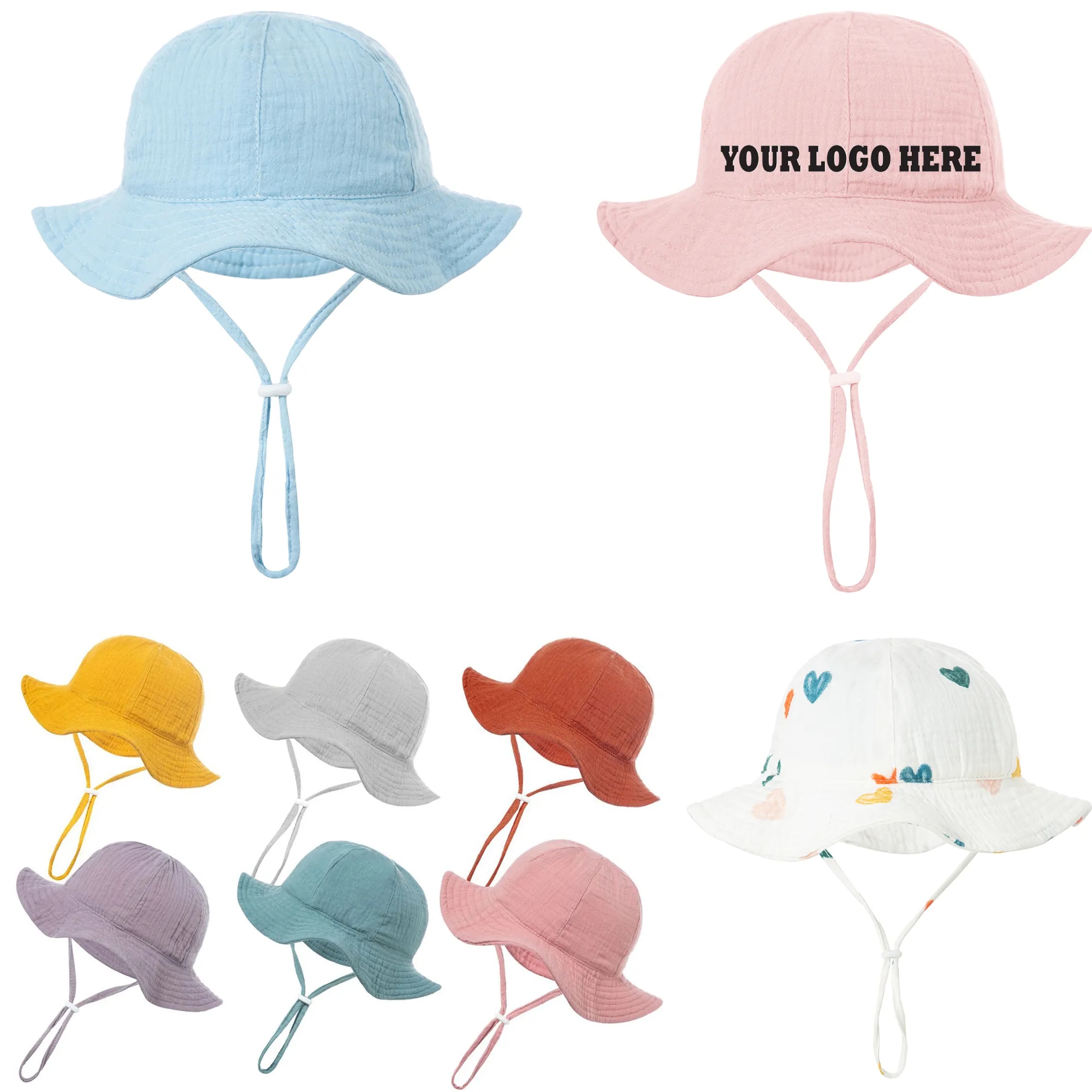 100% Cotton Baby Fisherman's Hat