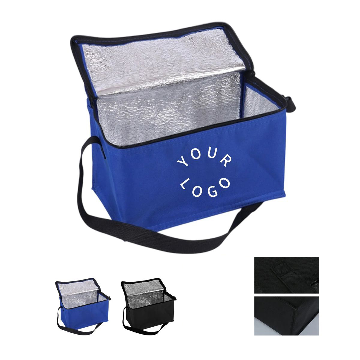 Oxford Insulated Tote with Zipper Closure and Lining 3