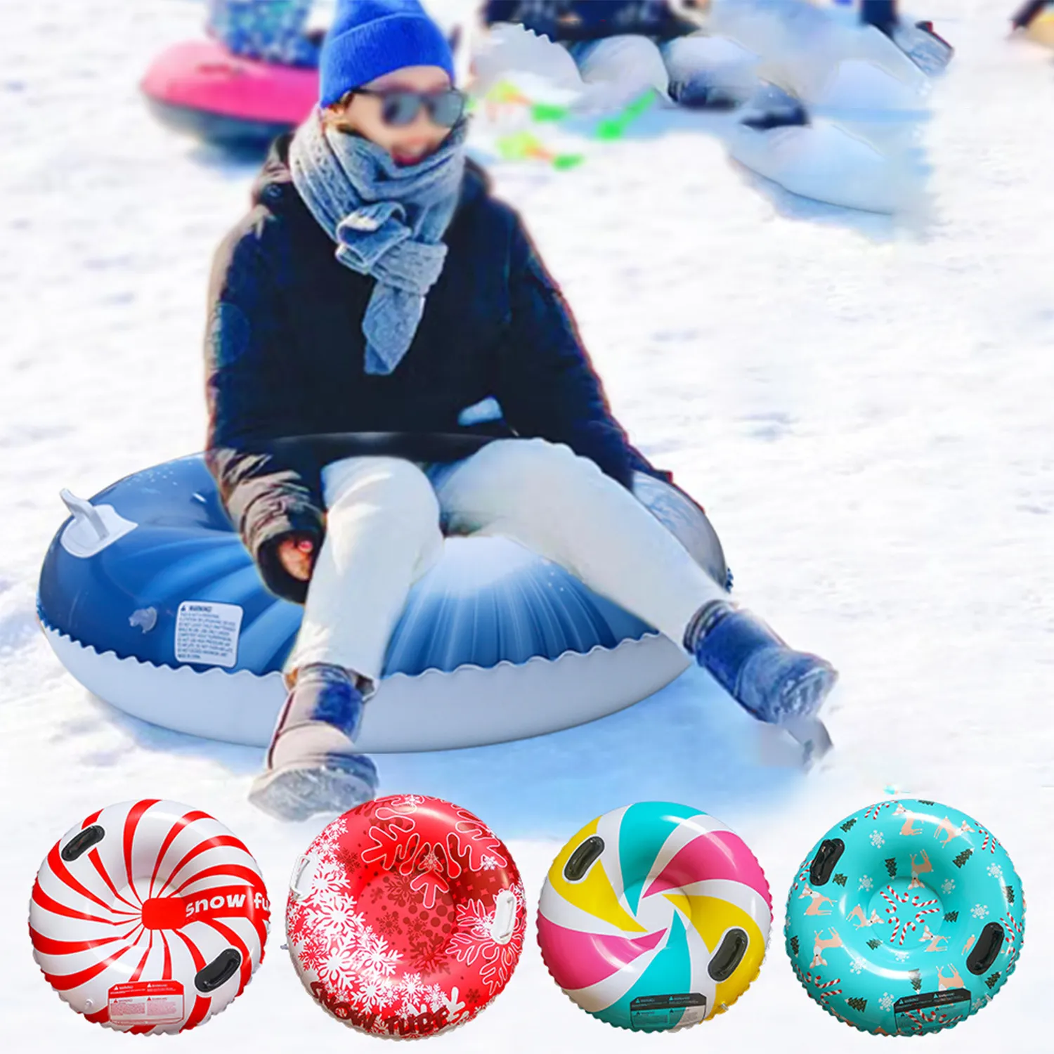 PVC Inflatable Ski Ring 3