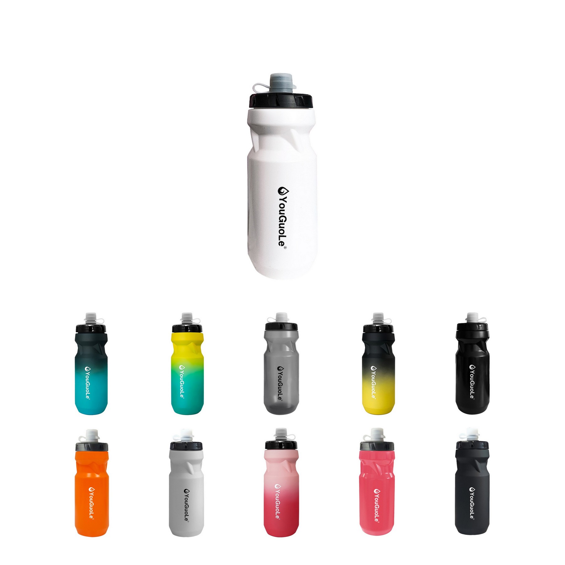 20oz Squeeze Cycling Water Bottle
